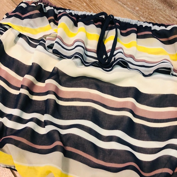Bebe Striped Tube Top XS - Picture 2 of 4